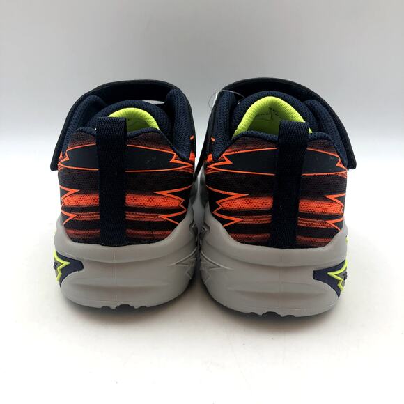 SKECHERS Boys Light Storm 2.0 Bolt Brights Sneakers Size 2.5 Orange Green NIB - Picture 9 of 11